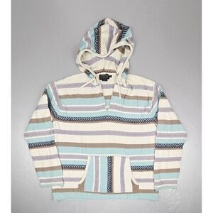 Pendleton Pancho Hoodie Womens XS. Striped‎ Southwestern Lightweight Pullover